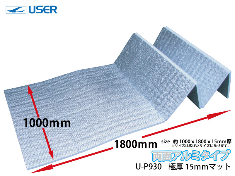 【3枚セット】 防災マット 銀マット インナーマット 極厚 15ｍｍ 1000 遮熱シート テント用マット アウトドアマット P930
