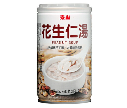 新品（送料無料）泰山花生仁湯 320g*24入 ピーナッツスープ 落花生 楽天市場】ピーナッツスープ(泰山花生仁湯) 320g : 牛若物産楽天