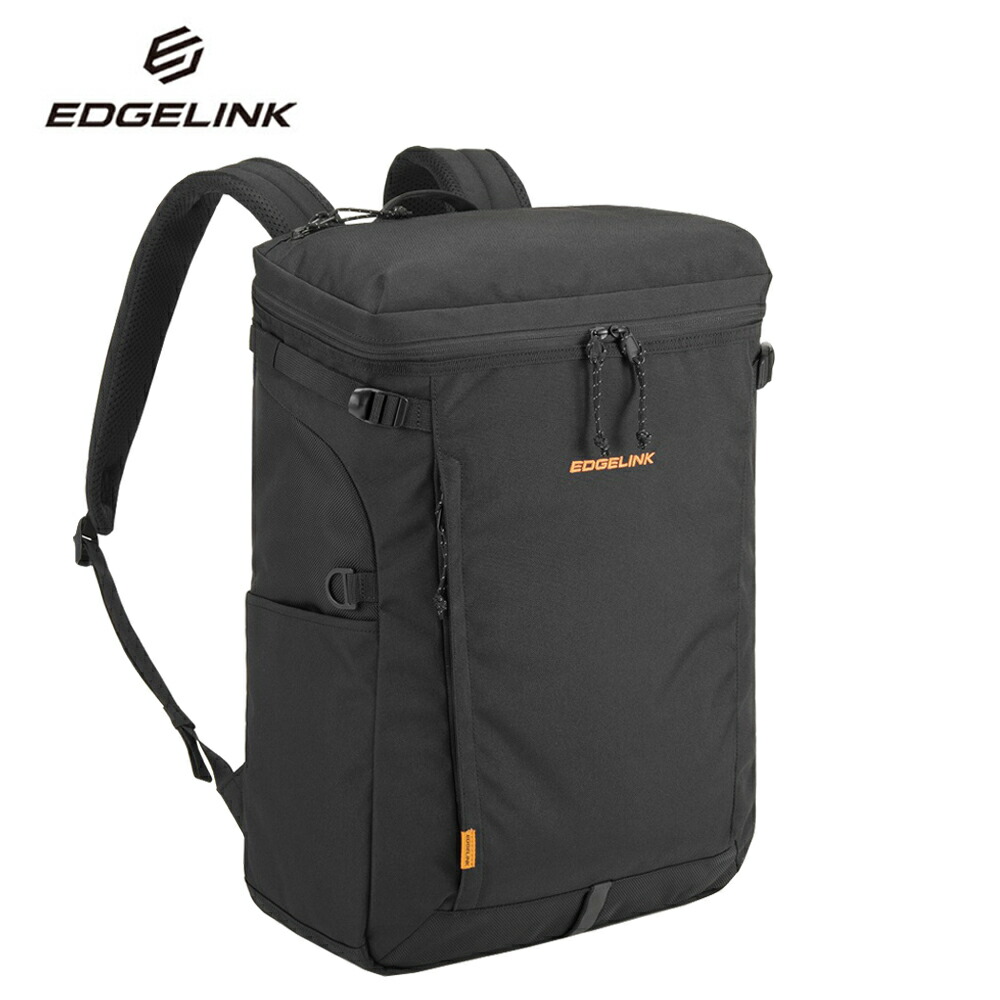 EDGELINK エッジリンク ワイズクルー BOXリュック 大型リュック リュックサック 50cm 37リットル 60482 15.6インチPC対応 B4ファイル収納可能 リフレクター 通学 部活 スクール用