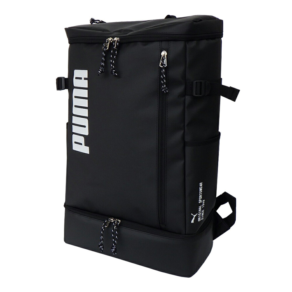 PUMA プーマ アポロン J20358 53cm 35L 2層式 BOX型リュック スクエアリュック 大型リュック 撥水加工 ユニセックス 男女兼用｜うわじまさかもとカバン店