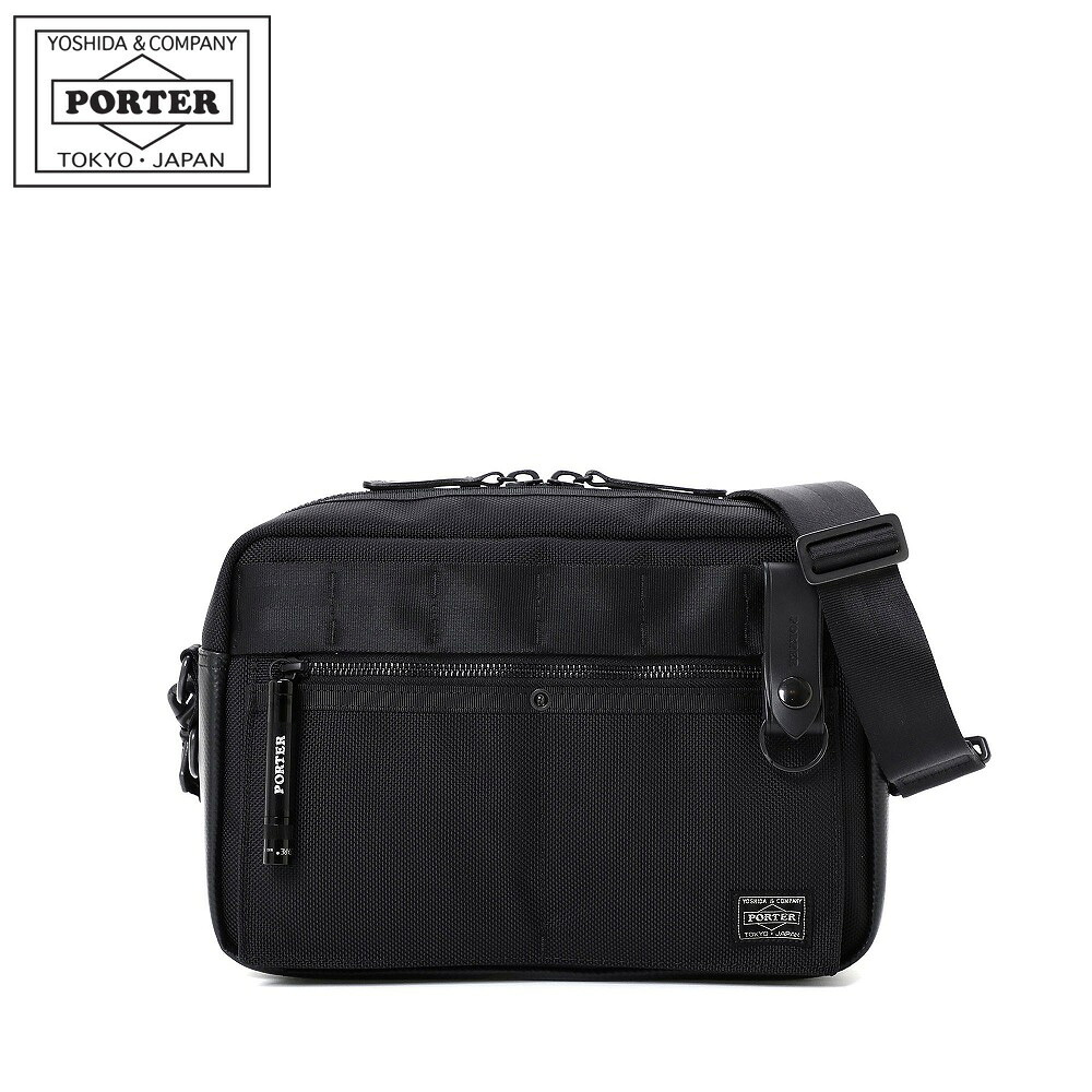 ポーター ヒート ショルダーバッグ 703-07970 PORTER HEAT 吉田カバン B5サイズ対応 横型ショルダー ミニショルダー メンズ 斜掛け 耐水 耐久 日本製｜うわじまさかもとカバン店