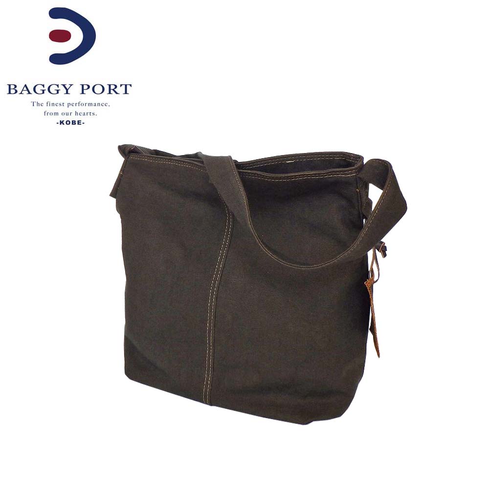 BAGGYPORT バギーポート 黒さび染 キャンヴァス 一肩先 手提げ御徒面子 GRN-9606 メンズ レディース 男女兼用 天磁石