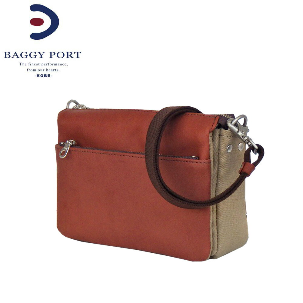BAGGY PORT GLOVE LEATHER バギーポート グローブレザー 2層横ショルダー ショルダーバッグ 多機能ショルダー YNM-233