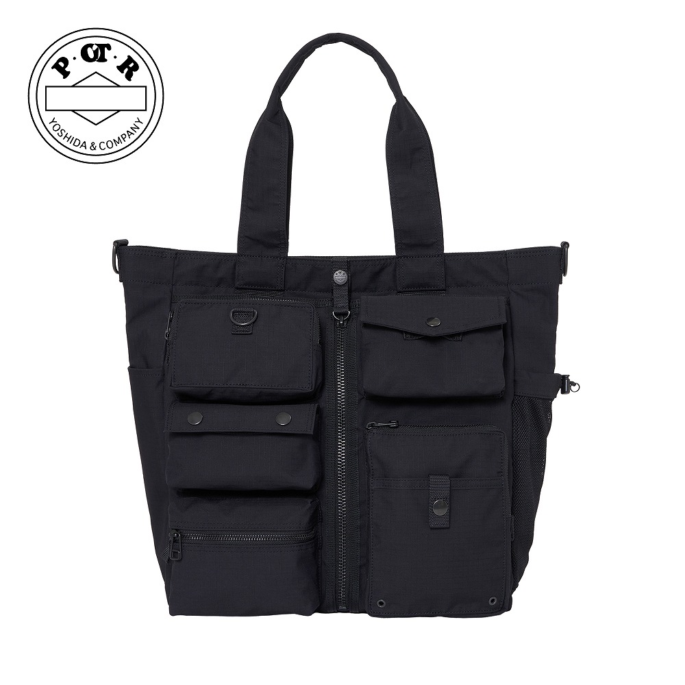 POTR ディセクション トートバッグ 994-25001 吉田袋 YOSHIDA DISSECTION TOTEBAG 御徒面子 うしろ側 袋 鞄 TC下唇立ちふさがる出どころ 軽さ メンズ レディース ブランド名 ピー・オー・ティー・アール 日本製 JAPAN