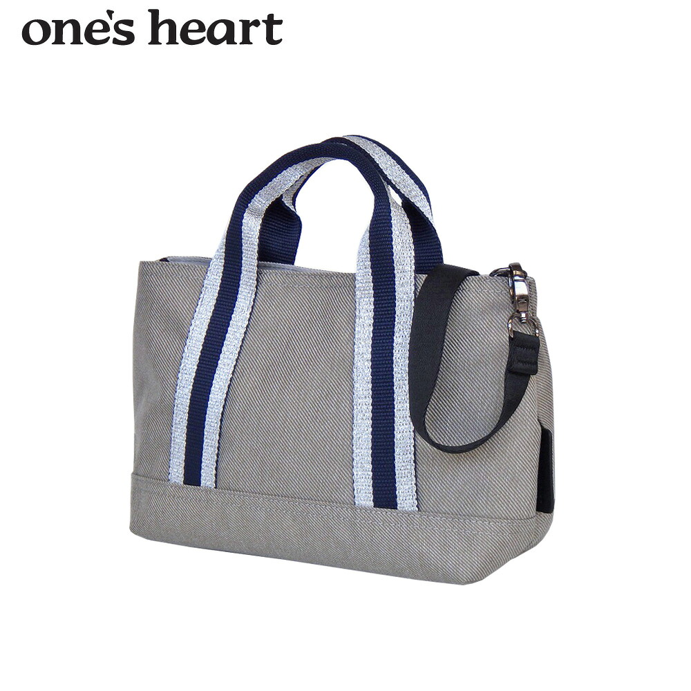 one's heart ワンズハート シルバーIVYテープ MIV(メタリックアイビー) 2WAY トートバッグ(小) タウンバッグ レディ－ス OH-7954