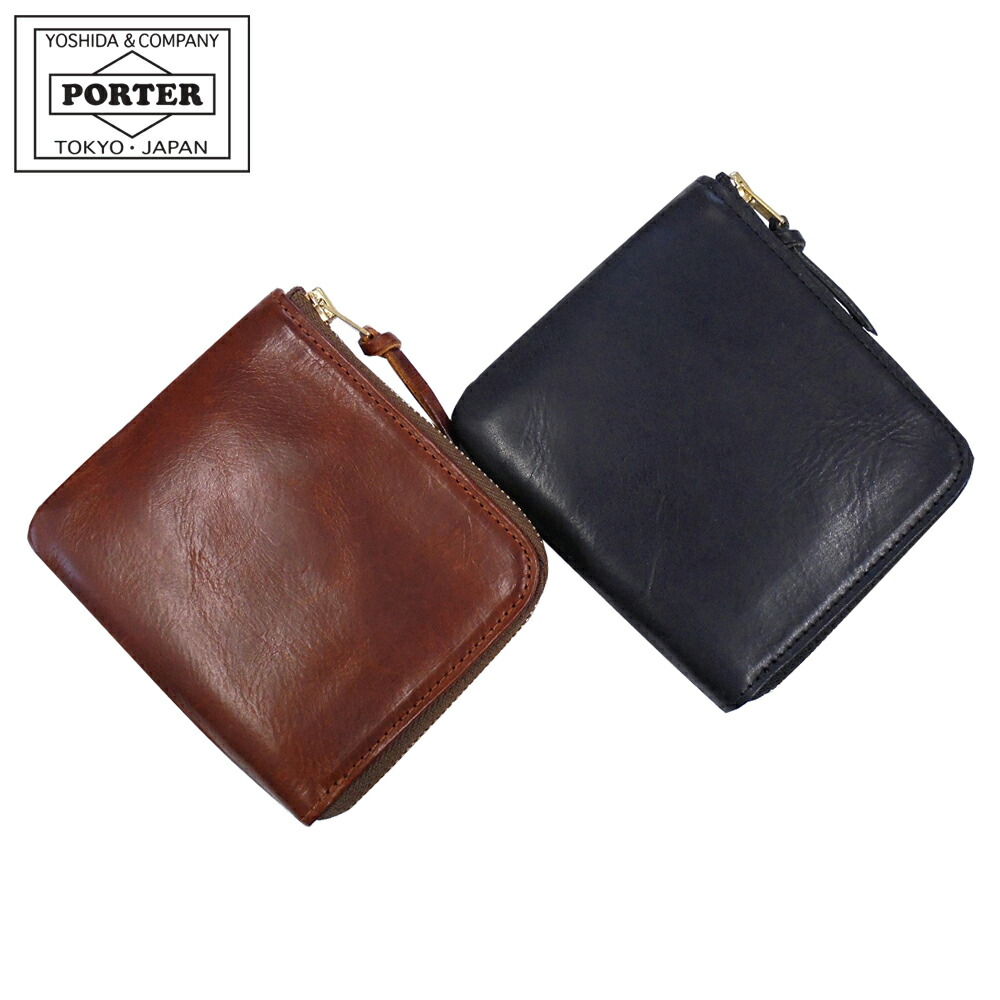 ボーイ ソーク ウォレット 101-06056 吉田袋 PORTER SOAK L字チャック釣り銭入れ L字チャック金入れ なめし革 本革