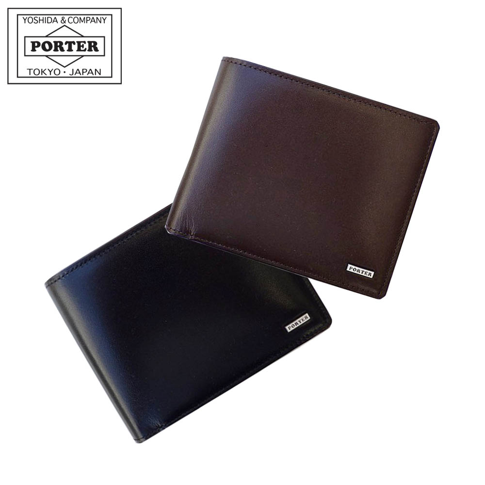 ボーイ 一こま ウォレット 110-02921 吉田嚢 PORTER SHEEN BOX型2つ折り紙入れ 紙入れ 日本製
