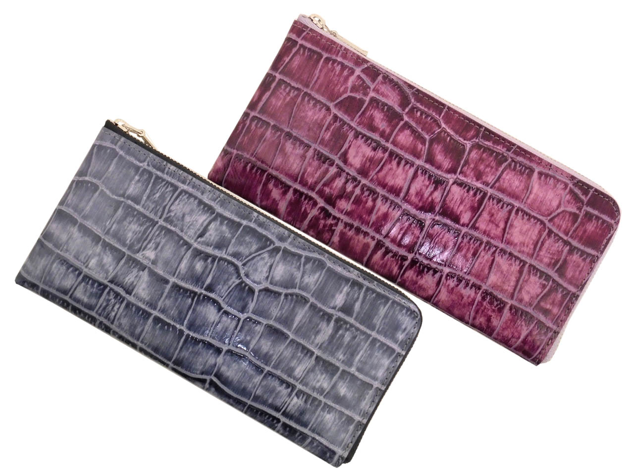 FU-SI FERNALLE AROMA COCCO wallet collection フーシ フェルナーレ アロマクロコ レディ−ス L字ファスナー長財布 15527|うわじまさかもとカバン店