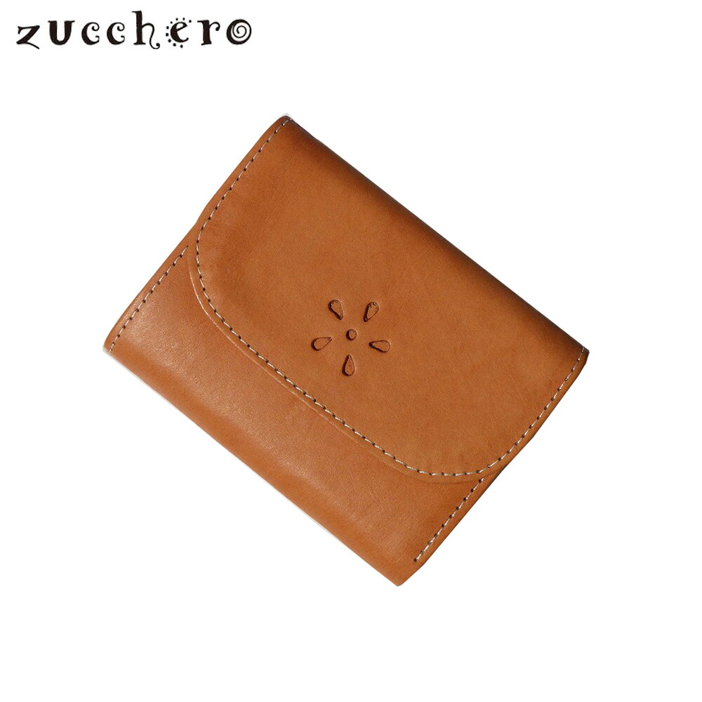 Zucchero ズッケロ メッシュ カブセ 二つ折り財布(小銭入れあり) 牛革(カウレザー) 49963　可愛い財布｜うわじまさかもとカバン店