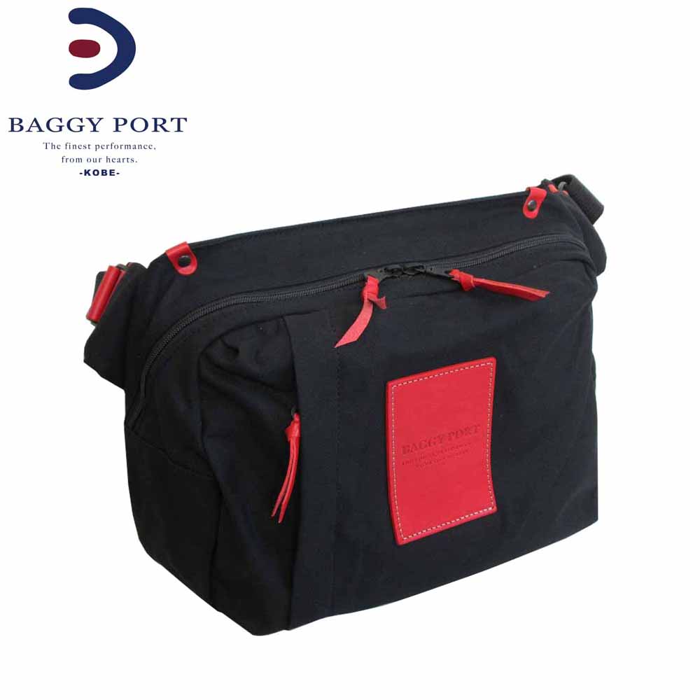 BAGGYPORT BLACK バギーポート ブラック ボディバッグ ショルダーバッグ ボディショルダー YNM-416N｜うわじまさかもとカバン店