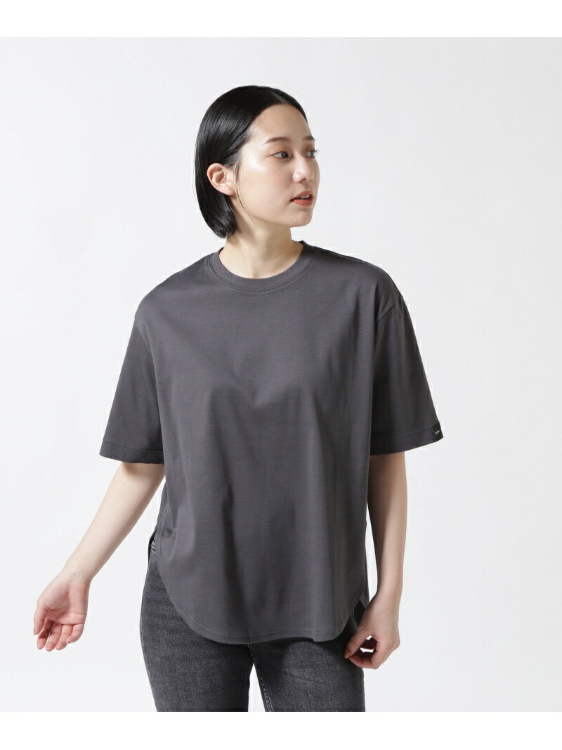 LS COLOR STITCH EMB WAFFLE T-SHIRT／カラーステッチ刺繍