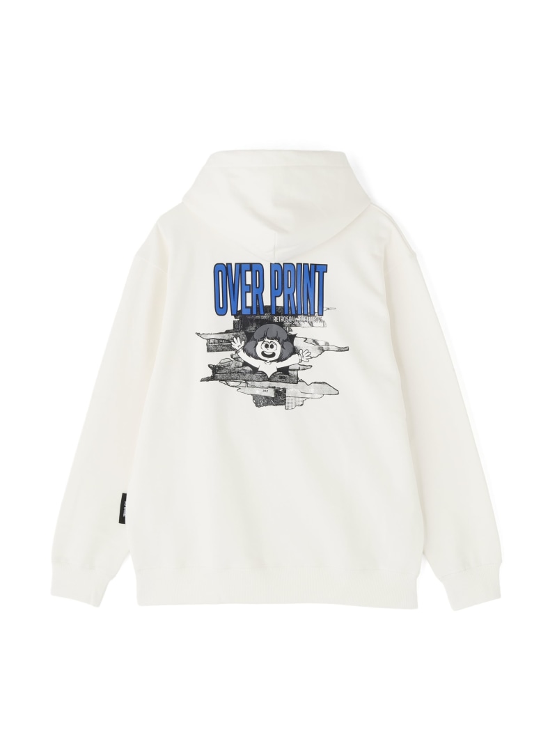 overprint/オーバープリント/Break Stuff Hoodie LHP エルエイチピー トップス パーカー・フーディー ホワイト【送料無料】[ Fashion]