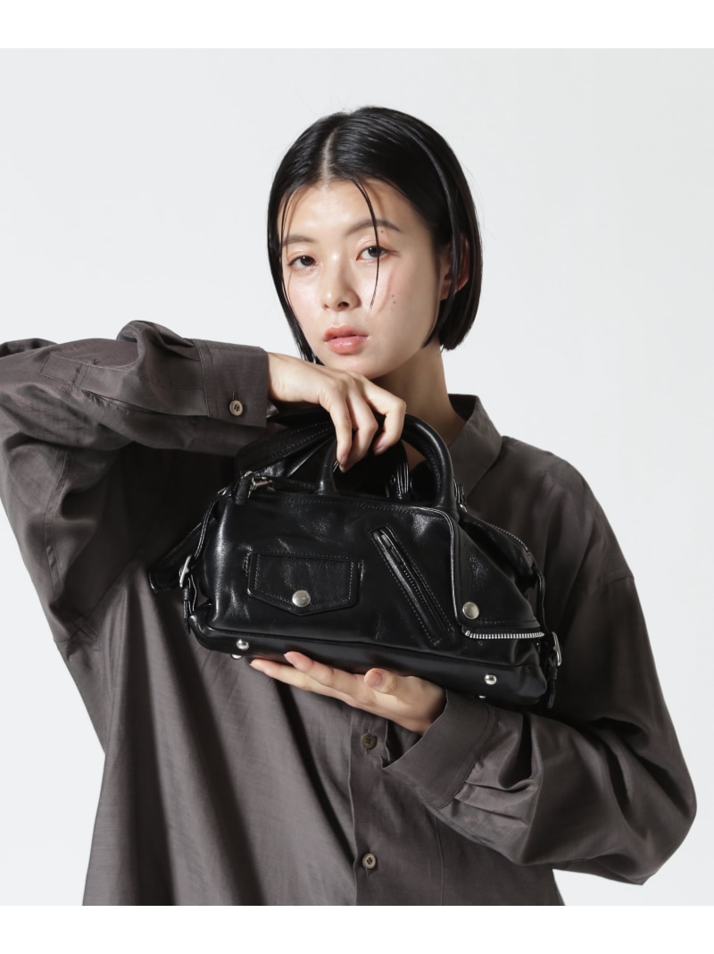 beautiful people/ビューティフルピープル/excerption riders boston bag ROYAL FLASH ロイヤルフラッシュ バッグ その他のバッグ ブラック【送料無料】[ Fashion]｜US ONLINE STORE