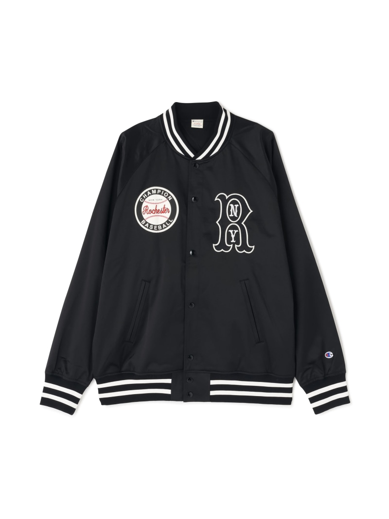 Champion/チャンピオン/BASEBALL JACKET LHP エルエイチピー ジャケット・アウター ブルゾン・ジャンパー ブラック【送料無料】[ Fashion]｜US ONLINE STORE