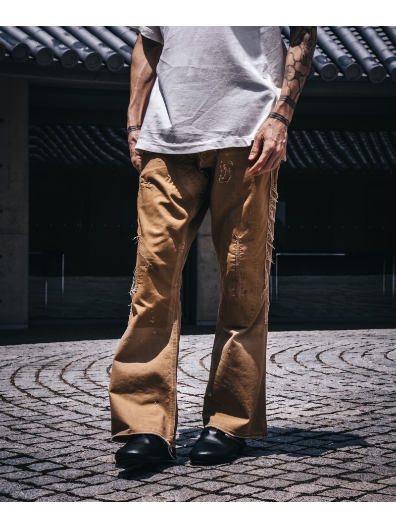 SAINT MICHAEL/セントマイケル/DOUBLE KNEE/DACK/BEIGE ROYAL FLASH ロイヤルフラッシュ パンツ その他のパンツ ベージュ【送料無料】[ Fashion]｜US ONLINE STORE