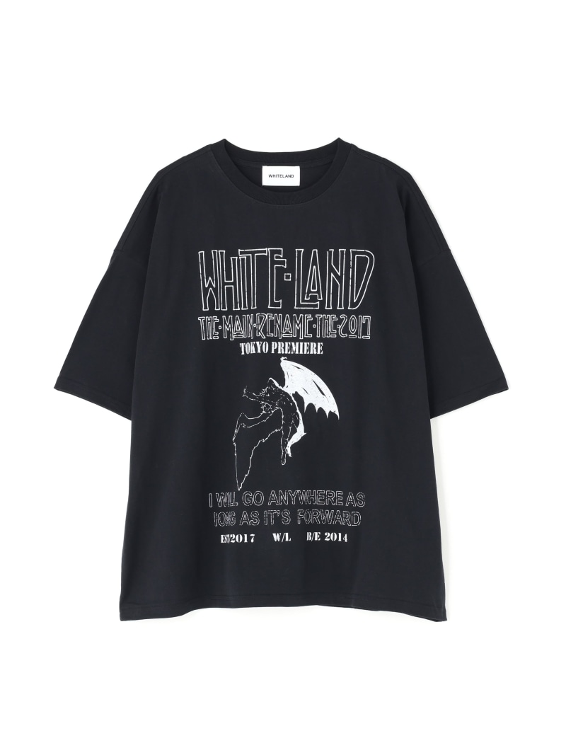 WHITELAND/ホワイトランド/ABGEL S/S TEE LHP エルエイチピー トップス カットソー・Tシャツ ブラック【送料無料】[ Fashion]