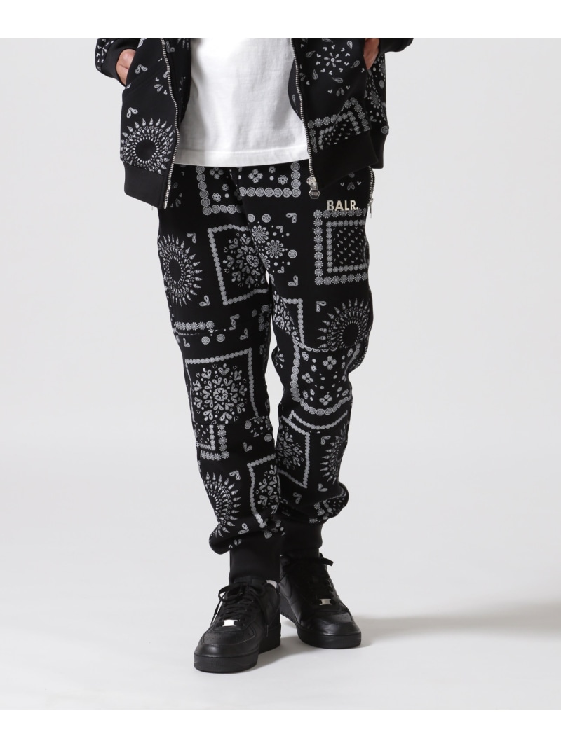 【SALE／7%OFF】BALR./ボーラー/Q-SERIES CAMO SLIM CLASSIC SWEAT PANTS/B'2nd別注 B'2nd ビーセカンド パンツ その他のパンツ ブラック【RBA_E】【送料無料】[ Fashion]