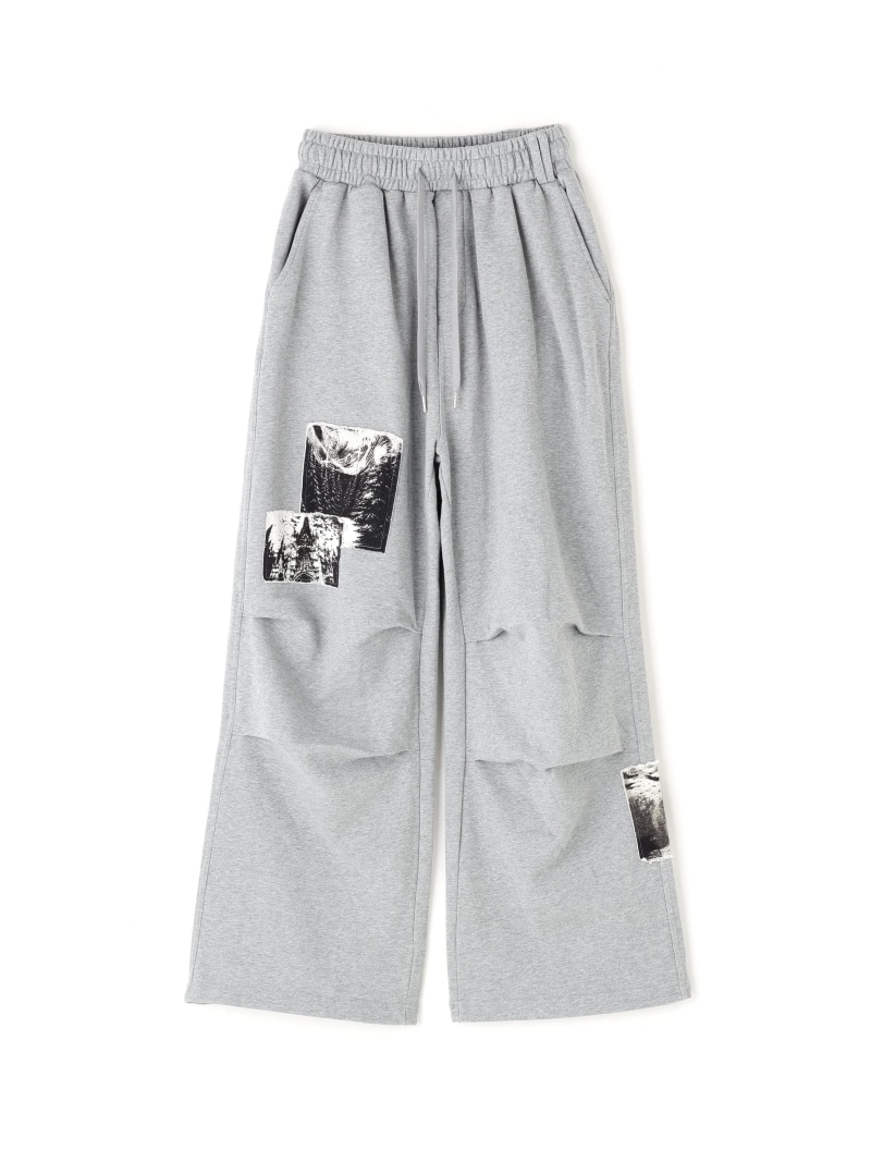 NOT4NERD/ノットフォーナード/CEMETERY PATCH PARACHUTE SWEAT PANTS LHP エルエイチピー パンツ その他のパンツ グレー ブラック【送料無料】[ Fashion]｜US ONLINE STORE