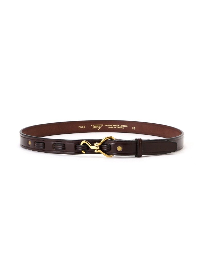 TORY LEATHER(トリーレザー)Brass Mini Hoof Pick Belt B'2nd ビーセカンド ファッション雑貨 ベルト ブラウン【送料無料】[ Fashion]｜US ONLINE STORE
