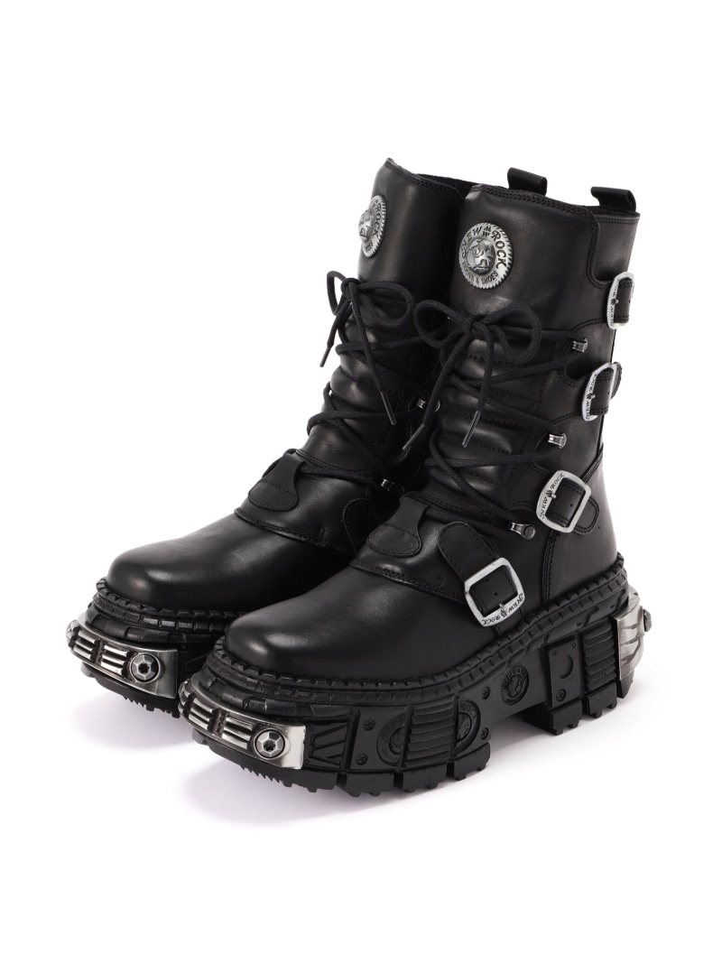 NEW ROCK/ニューロック/M-WALL1473-S3 LHP エルエイチピー シューズ・靴 ブーツ ブラック【送料無料】[ Fashion]