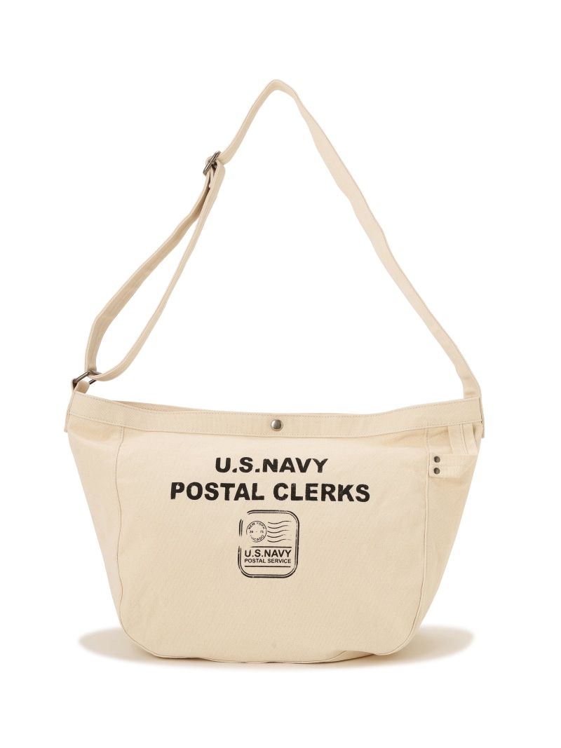 《AVIREX × UNIVERSAL OVERALL》POSTAL BAG AVIREX アヴィレックス 御徒面子 余分の物の御徒面子 ベージュ【貨物輸送無料】[ Fashion]