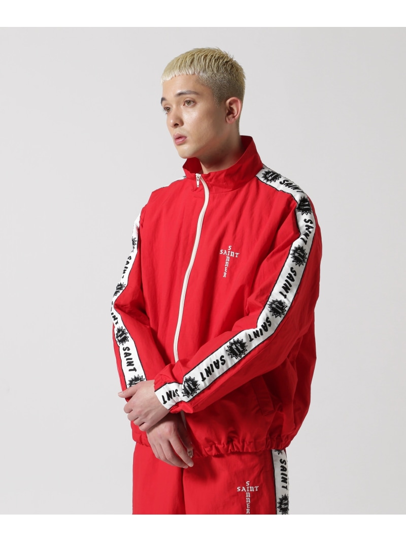 セントマイケル　ジャージ SAINT MICHAEL/セント マイケル/TRACK JKT/SIDE TAPE/RED