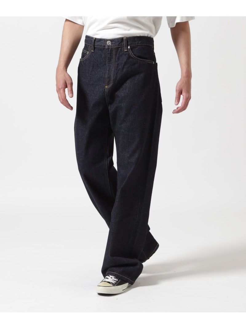SURT(サート)ONE WASH WIDE DENIM ワンウォッシュワイドデニム B'2nd ビーセカンド パンツ ジーンズ・デニムパンツ ブルー【送料無料】[ Fashion]