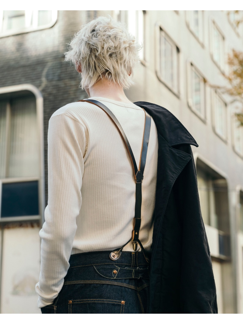 vasco レザーサスペンダー vasco（ヴァスコ） レザーサスペンダー ブラウン LEATHER SUSPENDER