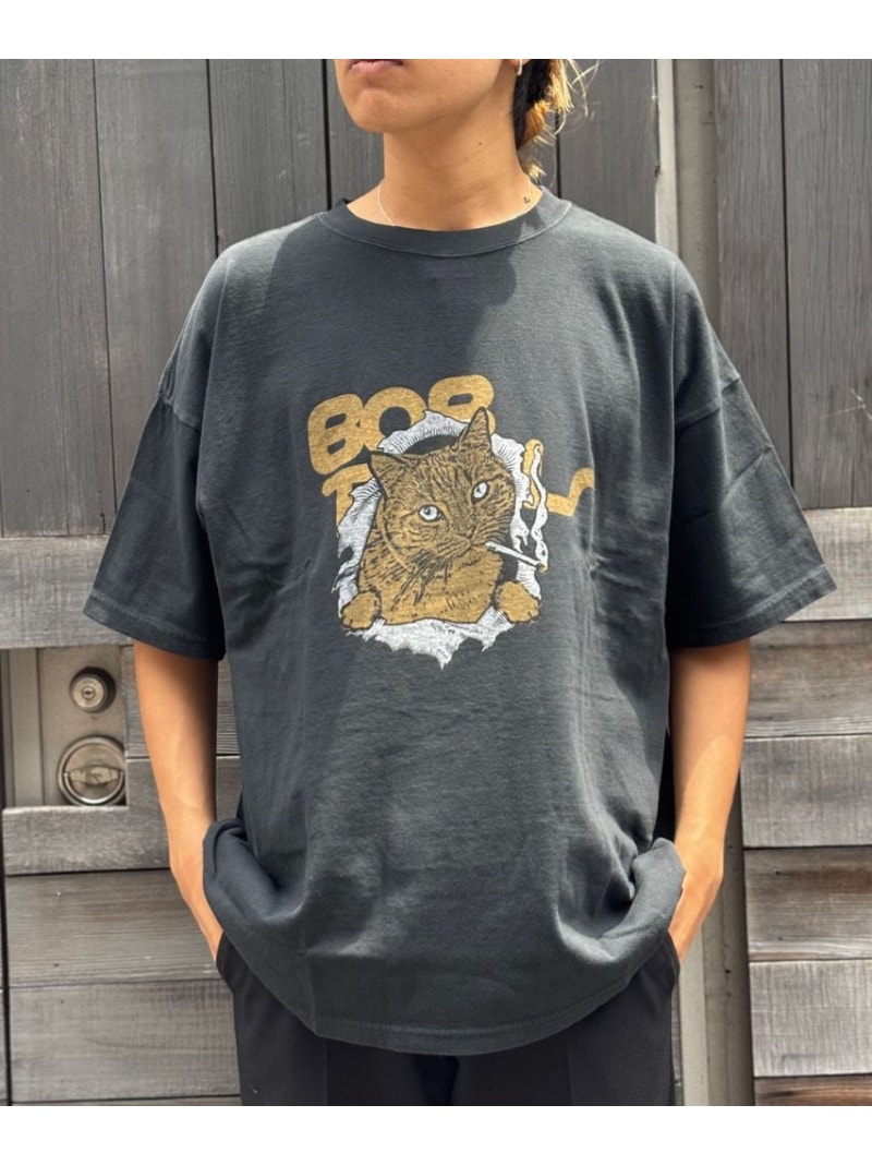 REMI RELIEF(レミレリーフ) 別注20/-天竺BIGサイズTシャツ(BOB) B'2nd ビーセカンド トップス カットソー・Tシャツ ブラック【送料無料】[ Fashion]｜US ONLINE STORE