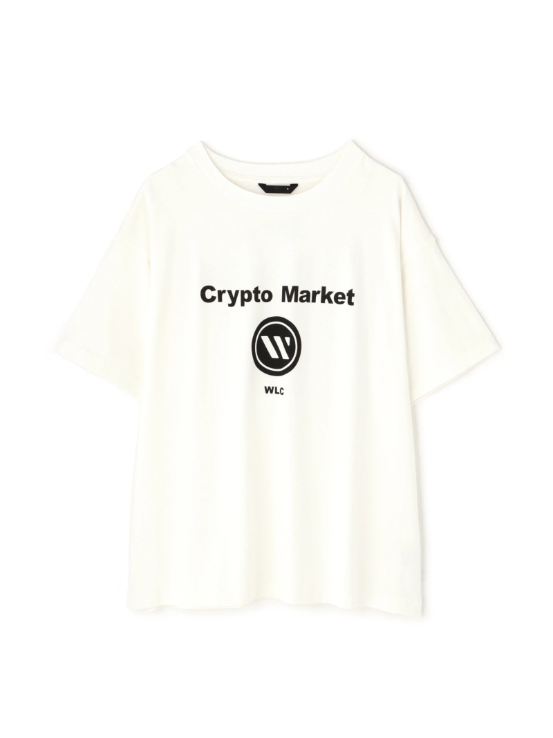 WHITELAND/ホワイトランド/CRYPTO MARKET TEE LHP エルエイチピー トップス カットソー・Tシャツ ホワイト【送料無料】[ Fashion]