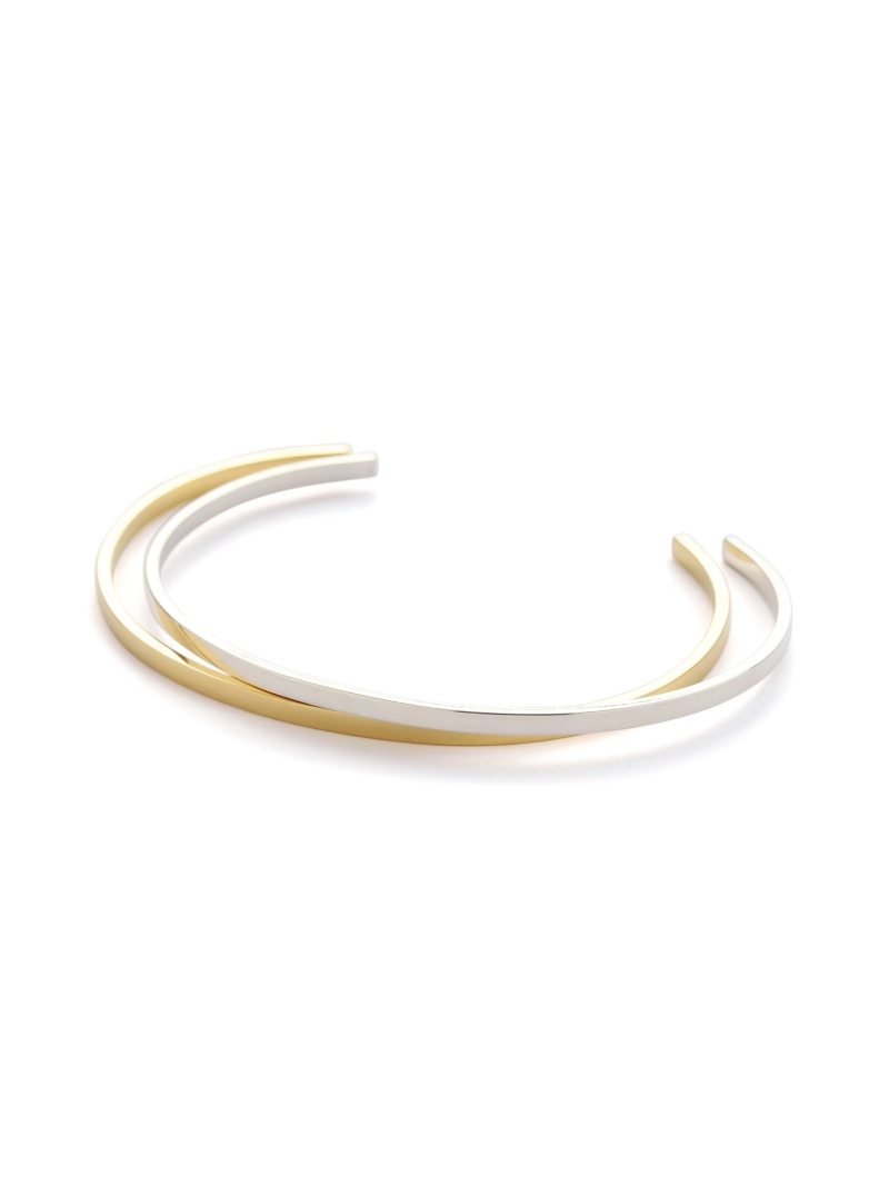 トゥエンティーエイティー/ STERLING SILVER DOUBLE FLAT BANGLE 2.5mm WIDTH LHP エルエイチピー ファッション雑貨 その他のファッション雑貨 シルバー【送料無料】[ Fashion]｜US ONLINE STORE