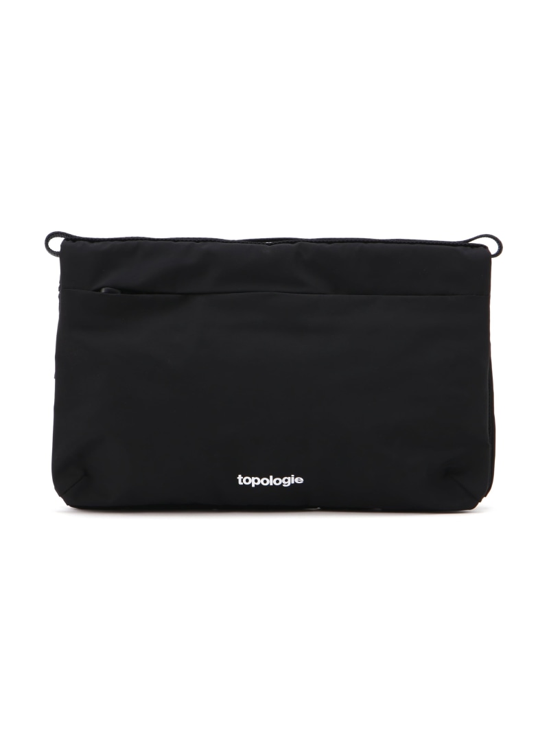 Topologie/トポロジー Flat Sacoche Small Tech Sateen フラット サコッシュ スモールテックサテン【 BEAVER ビーバー ファッション雑貨 その他のファッション雑貨 ブラック【送料無料】[ Fashion]