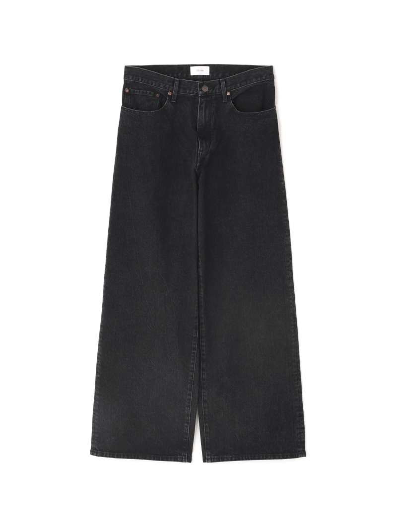 CEIVE/シーヴ/WIDE FIT DENIM PANTS LHP エルエイチピー パンツ ジーンズ・デニムパンツ ブラック ブルー【送料無料】[ Fashion]