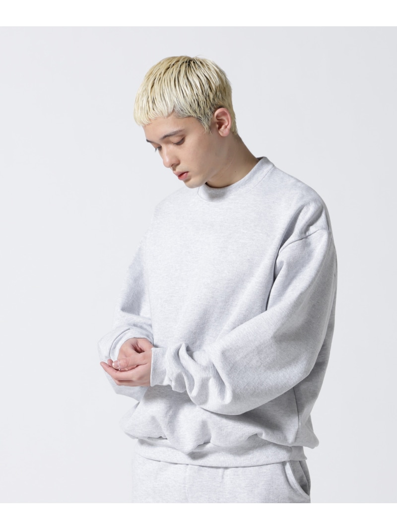 Los Angeles Apparel/ロサンゼルスアパレル 14OZ. HEAVY FLEECE PULLOVER CREWNECK IMPORT ORIGINAL ビーバー トップス スウェット・トレーナー ブラック ネイビー グレー【送料無料】[ Fashion]｜US ONLINE STORE