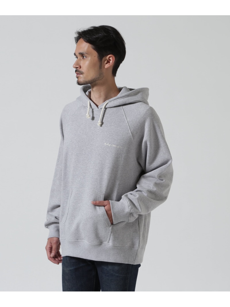 Nudie Jeans/ヌーディージーンズ/Gunda ROYAL FLASH ロイヤル閃光電球 トップス パーカー・フーディー 薄墨色【貨物輸送無料】[ Fashion]