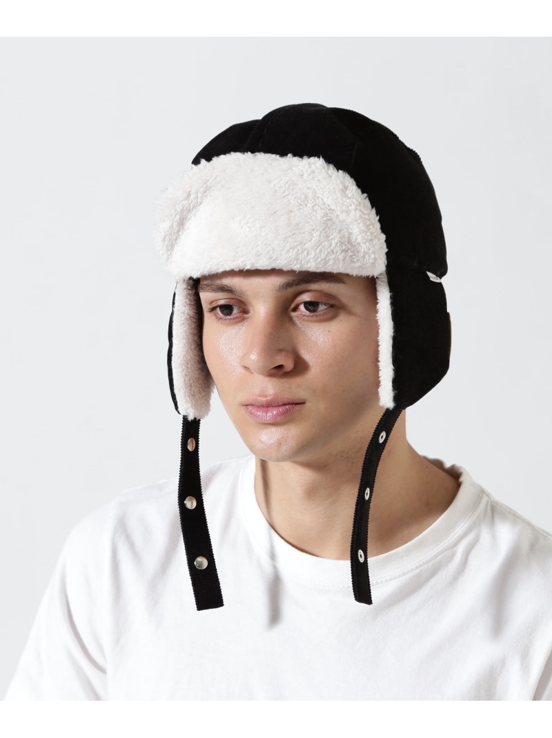 THE H.W.DOG&CO./ザエイチダブリュードッグアンドコー/FLIGHT CAP ROYAL FLASH ロイヤルフラッシュ 帽子 その他の帽子 ブラック【送料無料】[ Fashion]