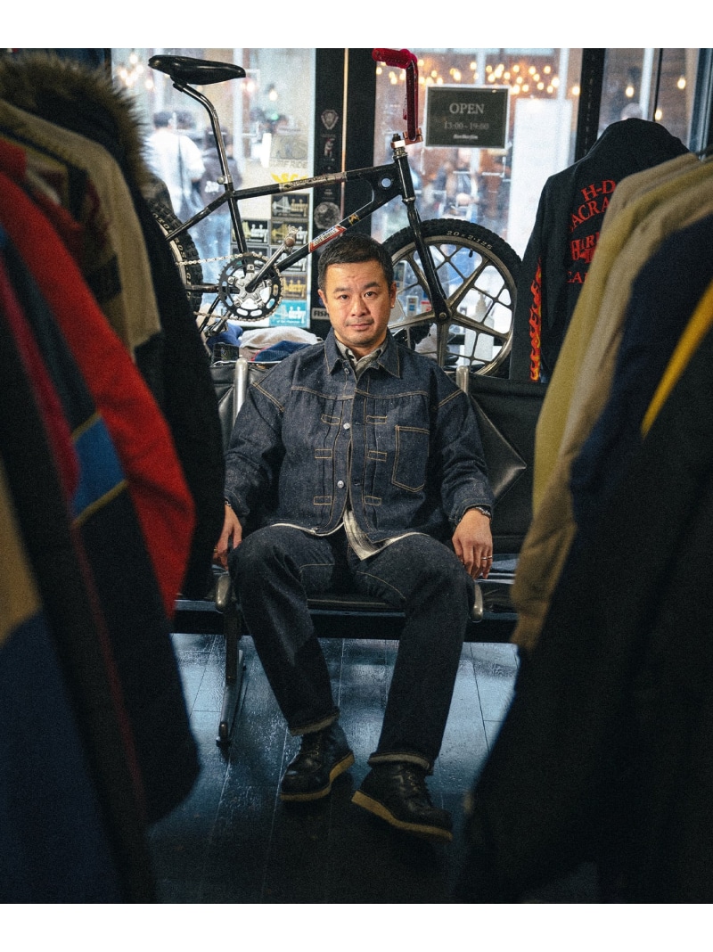 SAINT MICHAEL/セントマイケル/ BBJ_DENIM JACKET/REGID ROYAL FLASH ロイヤルフラッシュ ジャケット・アウター ブルゾン・ジャンパー ブルー【送料無料】[ Fashion]