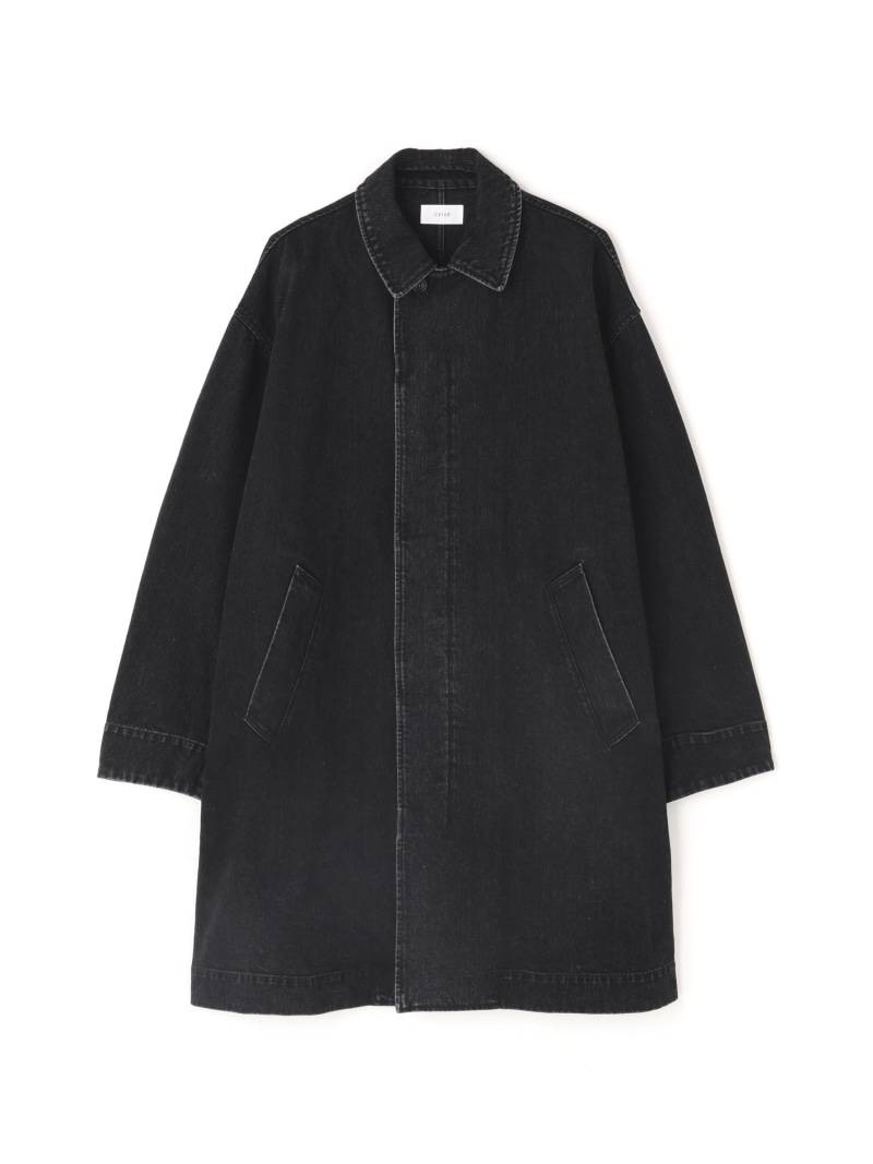 CEIVE/シーヴ/DENIM BALMACAAN COAT LHP エルエイチピー ジャケット・アウター その他のジャケット・アウター ブラック ブルー【送料無料】[ Fashion]
