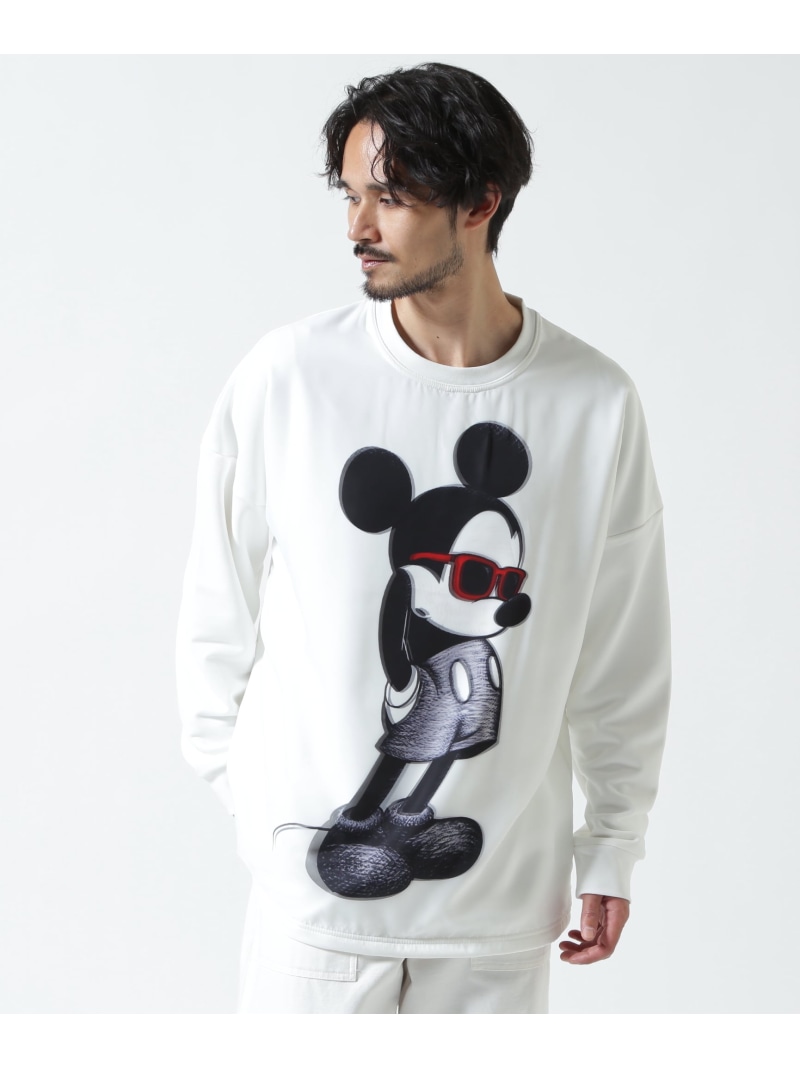 maxsix(マックスシックス)SUNGLASS MICKEY 3D SWEAT B'2nd ビーセカンド トップス スウェット・トレーナー ブラック ホワイト【送料無料】[ Fashion] 20,075円