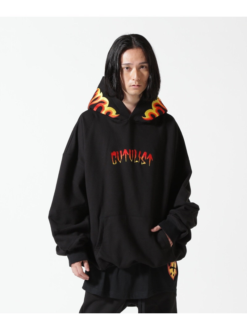【SALE／30%OFF】CTLS/シーティーエルエス/別注 FIRE USUAL PARKA ROYAL FLASH ロイヤルフラッシュ トップス パーカー・フーディー ブラック オレンジ ブルー【RBA_E】【送料無料】[ Fashion] 26,611円