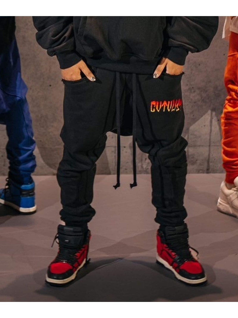 【SALE／30%OFF】CTLS/シーティーエルエス/別注FIRE USUAL PANTS ROYAL FLASH ロイヤルフラッシュ パンツ その他のパンツ ブラック ブルー オレンジ【RBA_E】【送料無料】[ Fashion] 23,608円