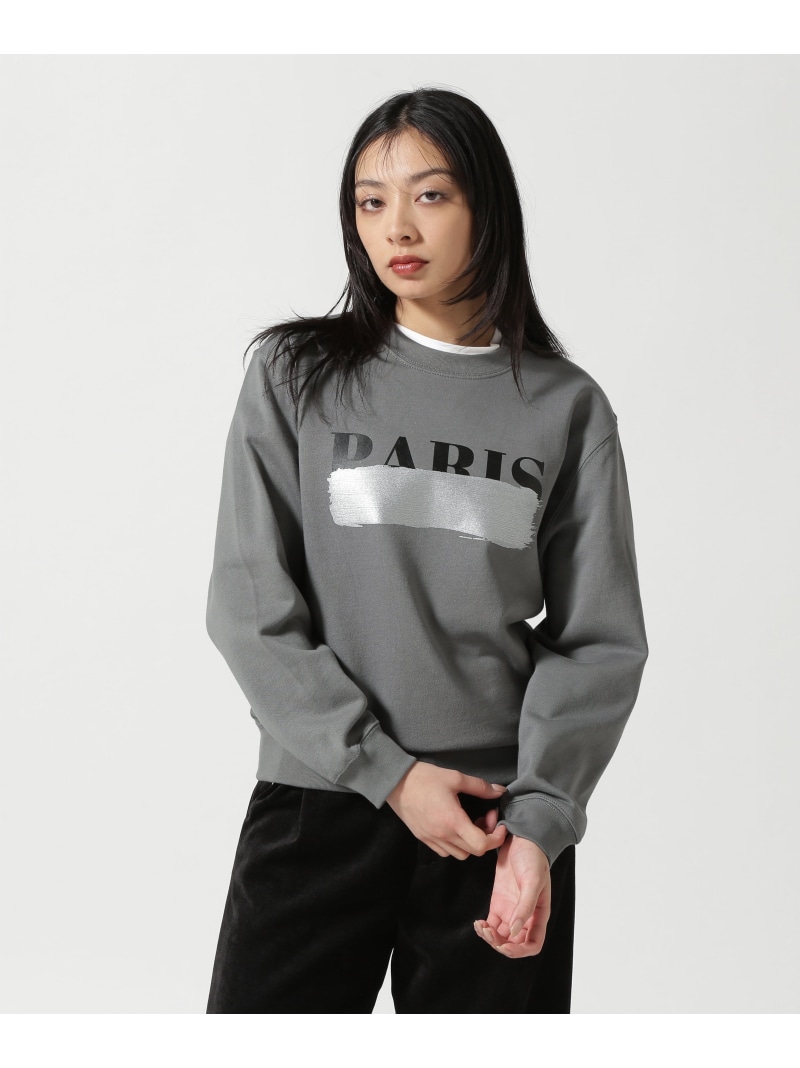 【SALE／40%OFF】DROIT BELLO(ドロイトベロ)シルバーブラッシュPARIS スウェット B'2nd ビーセカンド トップス カットソー・Tシャツ グリーン【RBA_E】【送料無料】[ Fashion]｜US ONLINE STORE