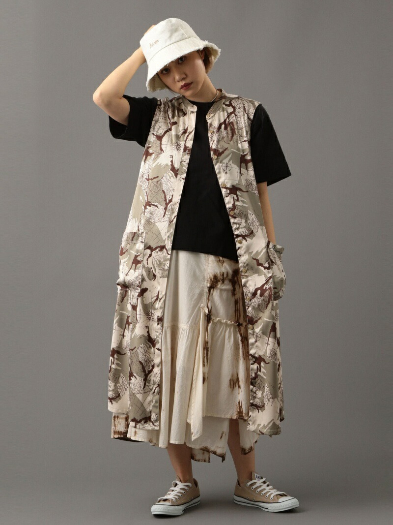 マリーン 数表 間鴨 否色合い ジャージー 安穏 Marine Chart Camo No Collar Shirt One Piece アヴィレックス Avirex アヴィレックス ワンピース シャツワンピース ベージュ 送料無料 Rakuten Fashion Avirex レディース ワンピース アヴィレックス Pasadenasportsnow Com