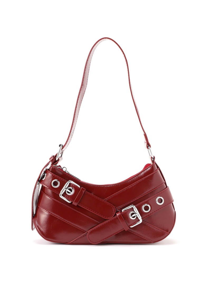 Torenia/トレニア/ベルトハンドバッグ LHP エルエイチピー バッグ その他のバッグ ブラック レッド【送料無料】[ Fashion]