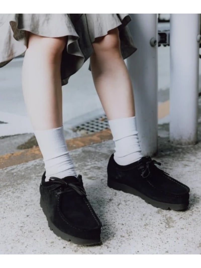CLARKS/クラークス WALLABEE GTX ワラビーゴアテックス レディース BEAVER ビーバー シューズ・靴 余分の物のシューズ・靴 黒いこと 白いこと【貨物輸送無料】[ Fashion]