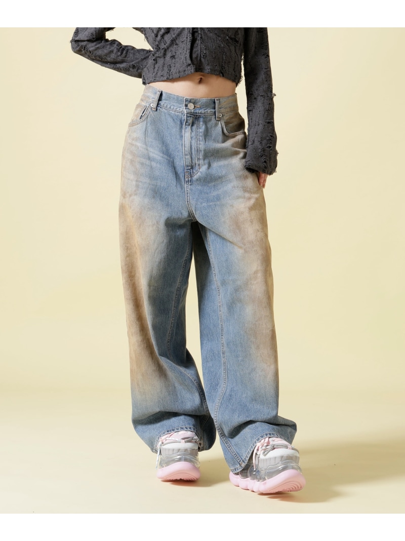 SIS/エスアイエス/Dirty Denim Pants Vol.2 LHP エルエイチピー パンツ ジーンズ・デニムパンツ ブルー【送料無料】[ Fashion]