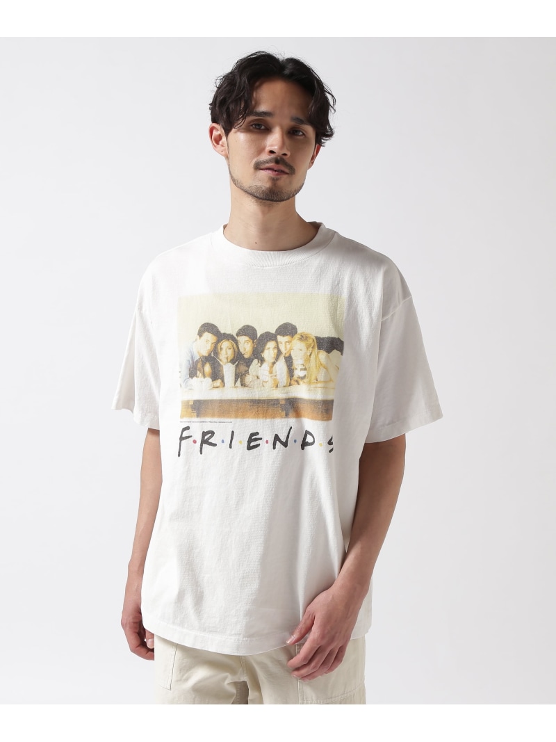 SAINT MICHAEL/セントマイケル/FRIENDSコラボ FRD_SS TEE/WHITE ROYAL FLASH ロイヤルフラッシュ トップス カットソー・Tシャツ ホワイト【送料無料】[ Fashion]｜US ONLINE STORE