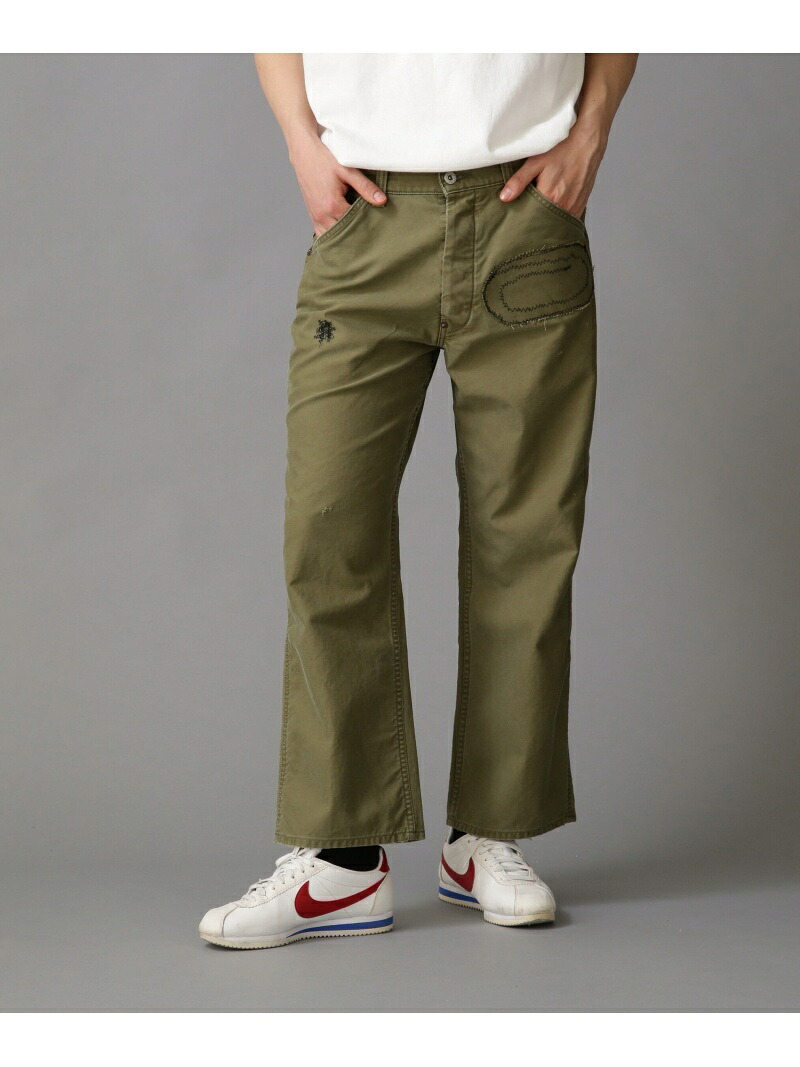 【SALE／30%OFF】《直営店限定》JAPAN MADE PAINTER PANTS / ジャパン メイド ペインターパンツ AVIREX アヴィレックス パンツ その他のパンツ グリーン【RBA_E】【送料無料】[ Fashion]