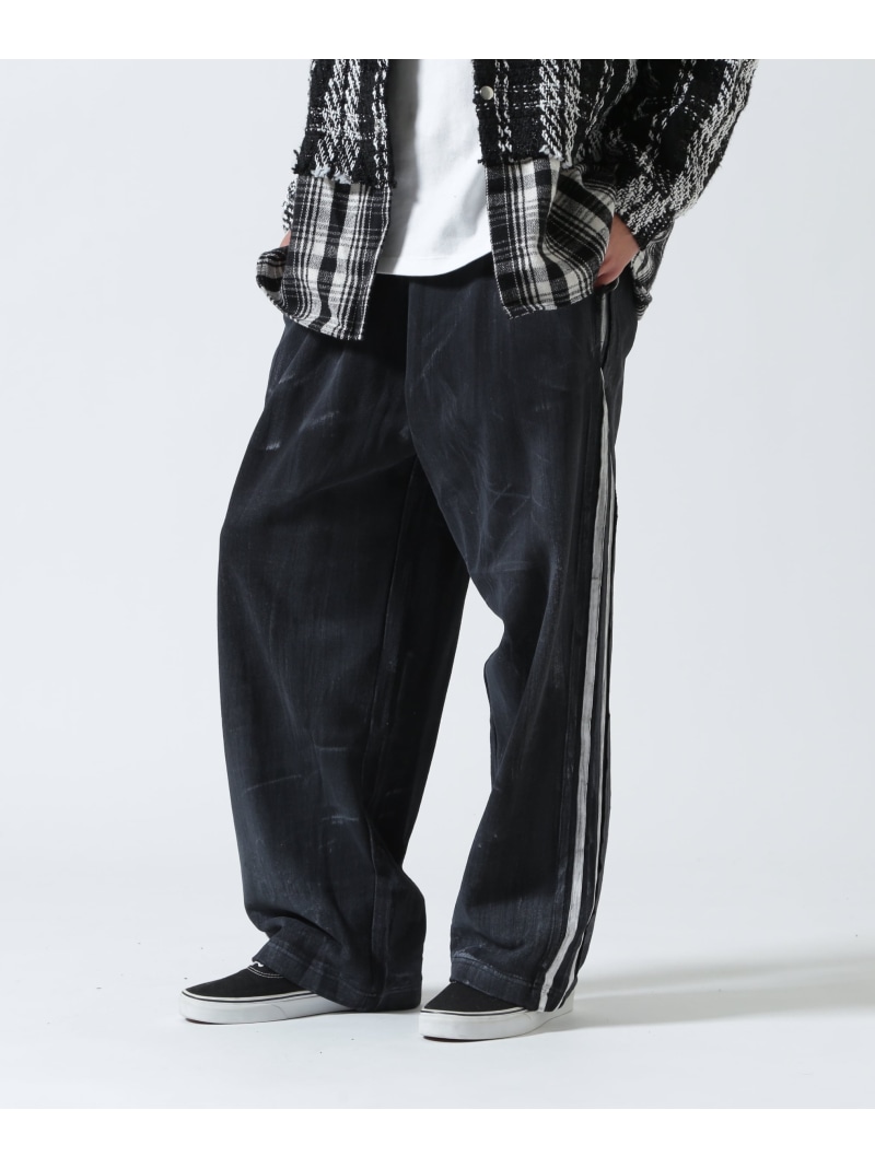 FR(13)NDS/フレンズ/Dirty Line Pants ROYAL FLASH ロイヤルフラッシュ パンツ その他のパンツ ホワイト ブラック【送料無料】[ Fashion]