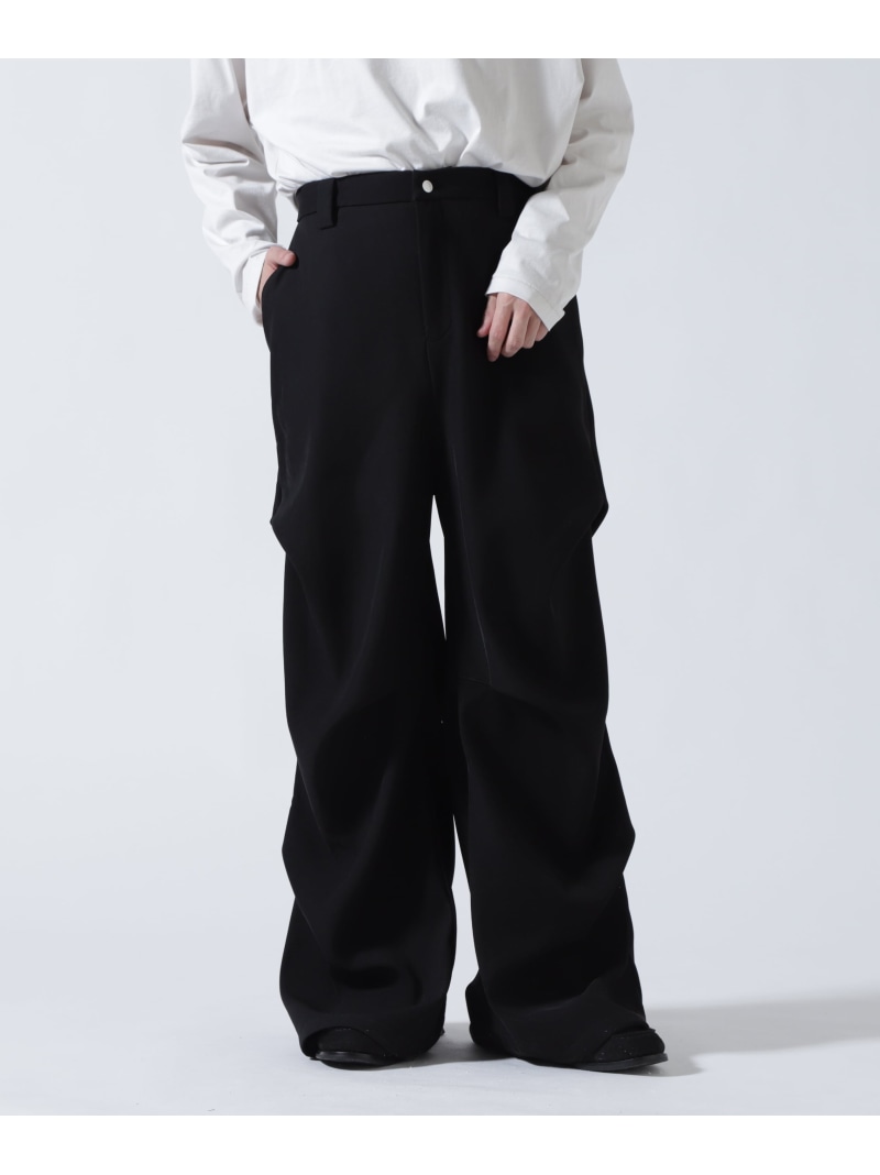GEN_DAI/ゲンダイ/gather pants ROYAL FLASH ロイヤルフラッシュ パンツ その他のパンツ ブラック【送料無料】[ Fashion]｜US ONLINE STORE